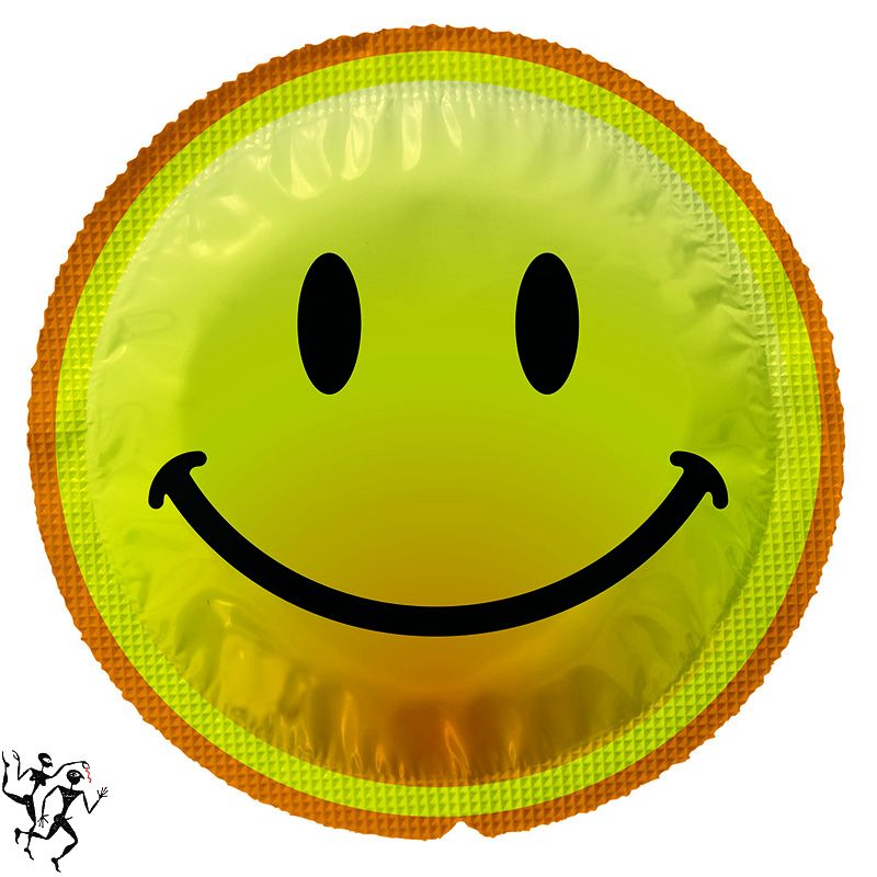 EXS Smiley Face | Speels condoom met smiley‑verpakking en ultradun