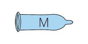 Medium condoms (CAS 4-5)